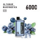 سحبة الف بار جيموك GK03 الجاهزه 6000 بف توت ازرق ايس * سحبة الف بار جيموك GK03 الجاهزه 6000 بف توت ازرق ايس *
