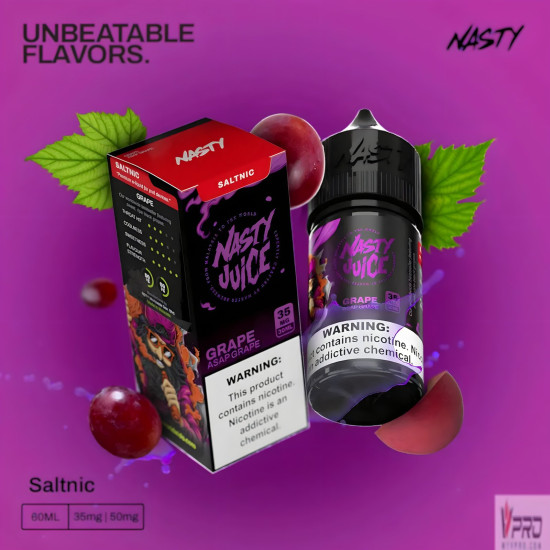 ناستي جوس عنب 30 مل * ناستي جوس عنب 30 مل *